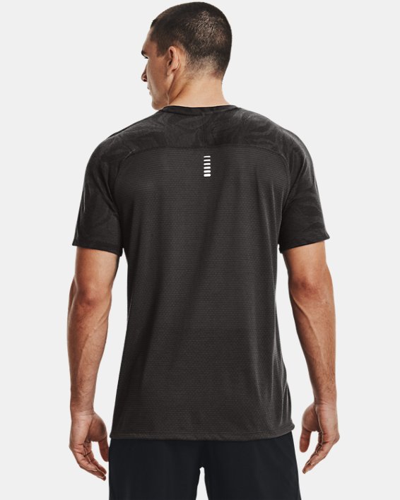 Men's UA Streaker Jacquard T-Shirt, Gray, pdpMainDesktop image number 1